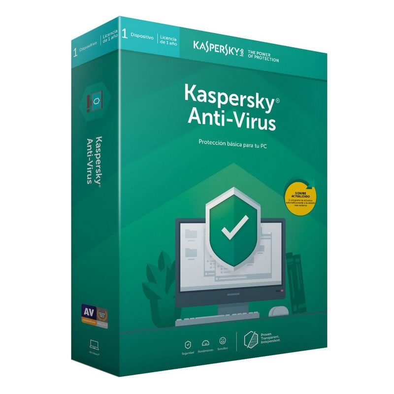 Kaspersky Antivirus 2019 1 Licencia